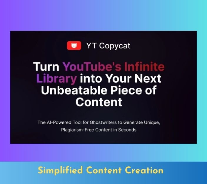 YT Copycat Simplified Content Creation